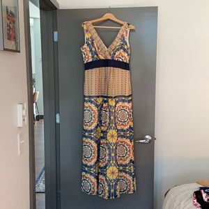 Kaleidoscope print maxi dress